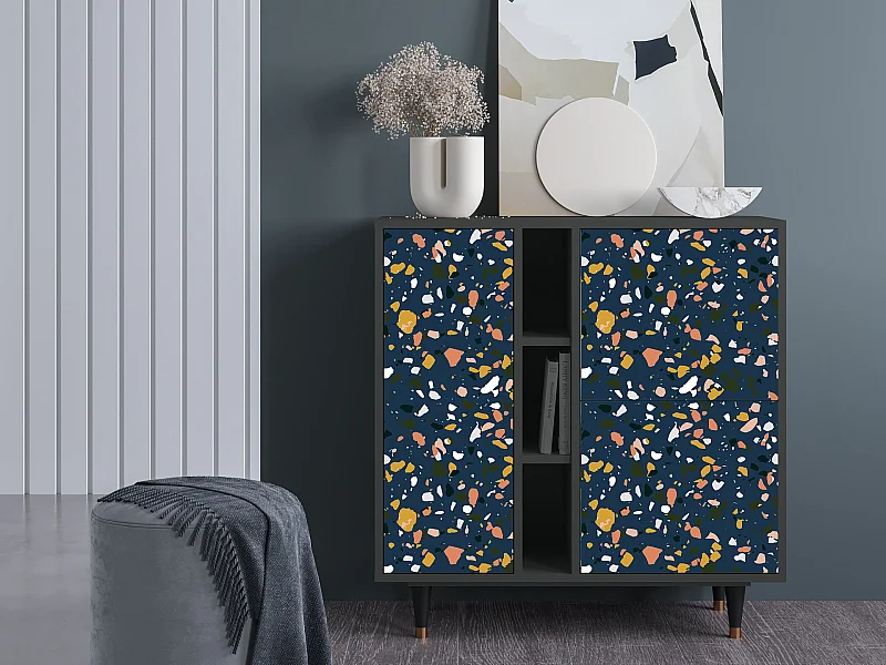 Kredens - 94х96х41 cm - BS5 - Night Sky Langhterns, Antracyt