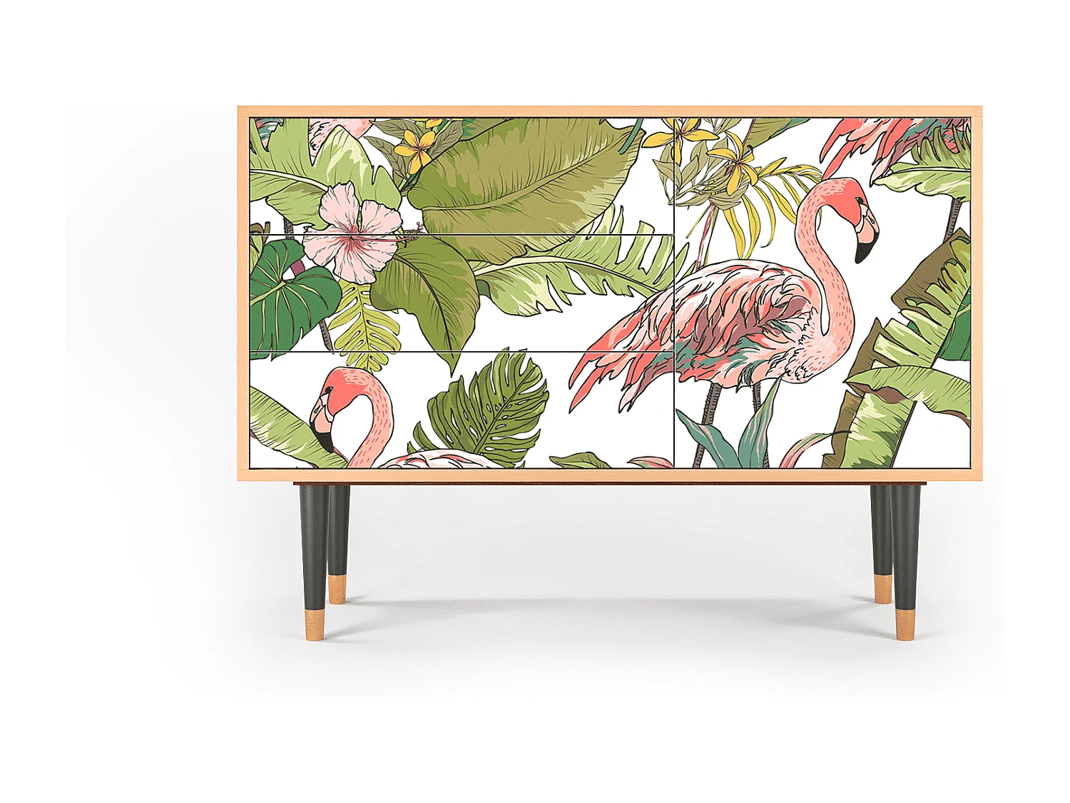 Buffet - 115х84х41 cm - S3 - Sweet Flamingo, Noyer