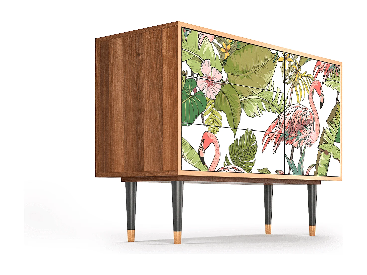 Buffet - 115х84х41 cm - S3 - Sweet Flamingo, Noyer