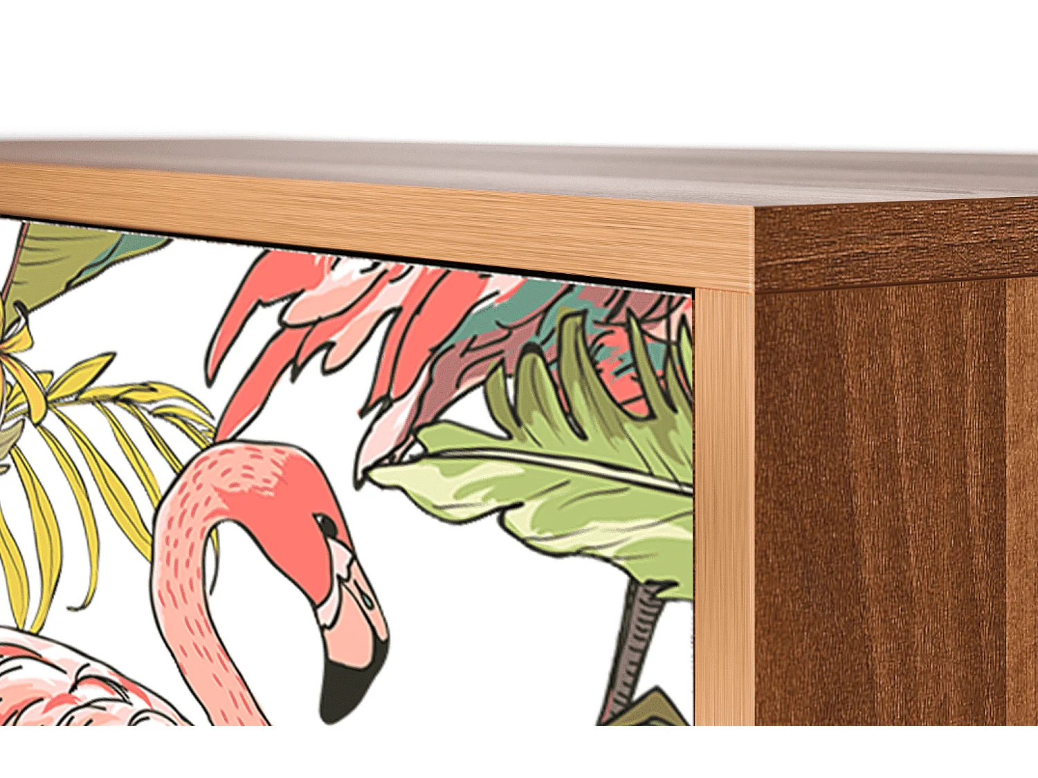 Buffet - 115х84х41 cm - S3 - Sweet Flamingo, Noyer