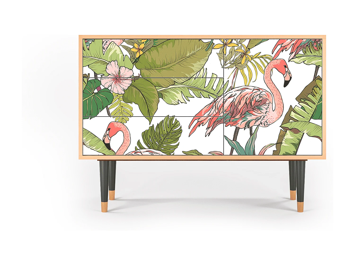 Buffet - 115х84х41 cm - S3 - Sweet Flamingo, Noyer