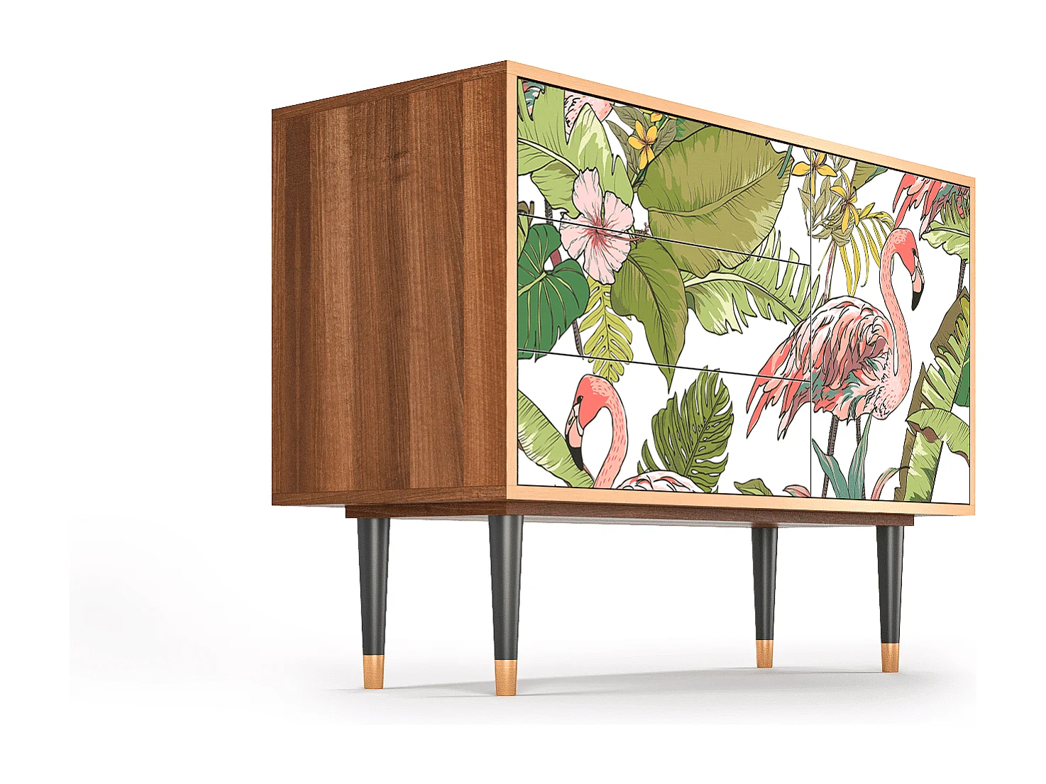 Buffet - 115х84х41 cm - S3 - Sweet Flamingo, Noyer