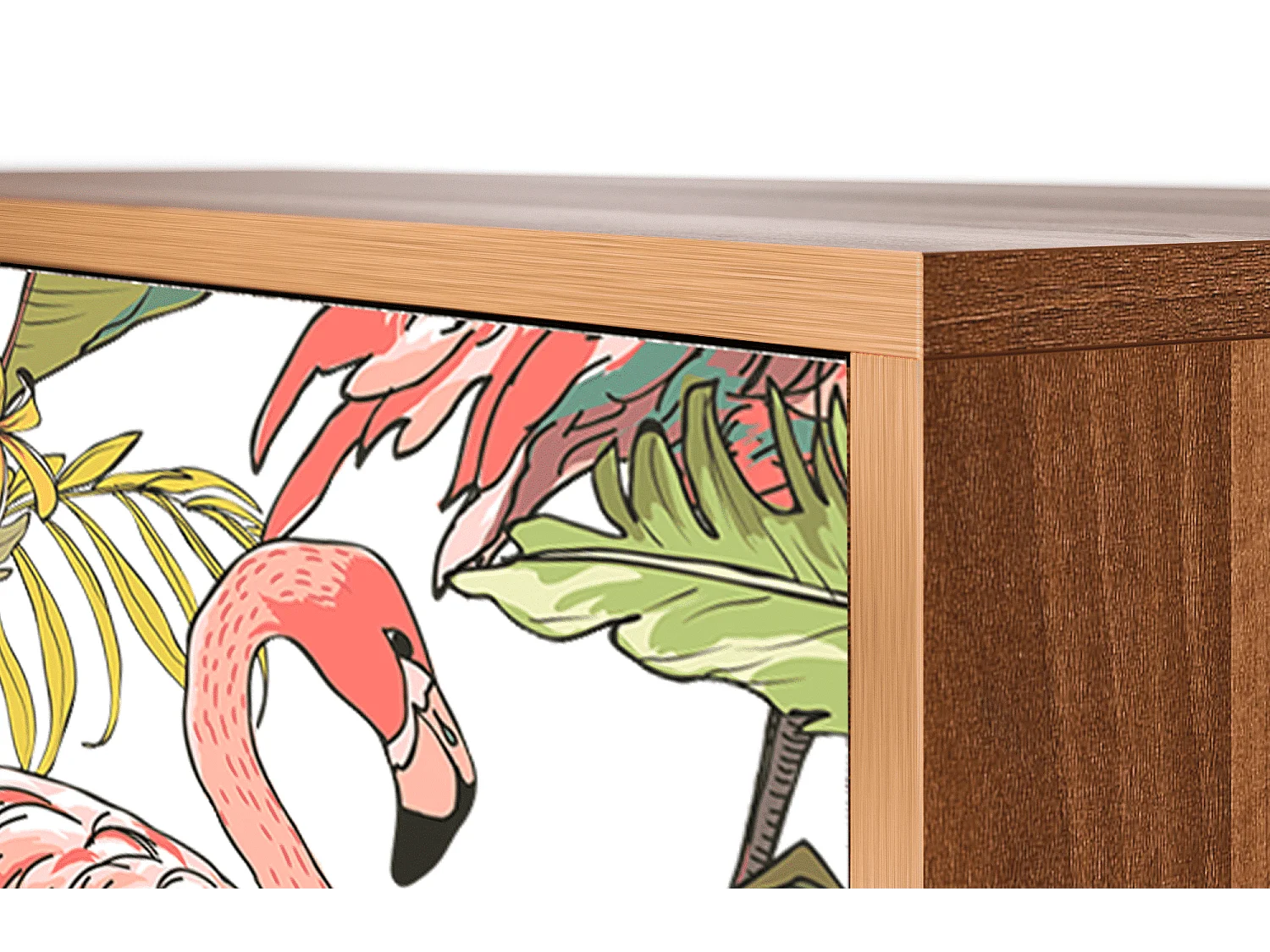 Buffet - 115х84х41 cm - S3 - Sweet Flamingo, Noyer