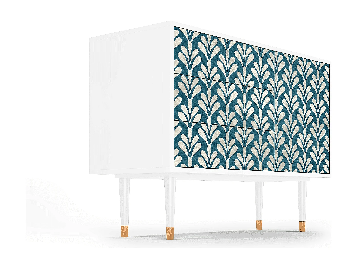 Credenza - 115х84х41 cm - S3 - Milky Tears, Bianco