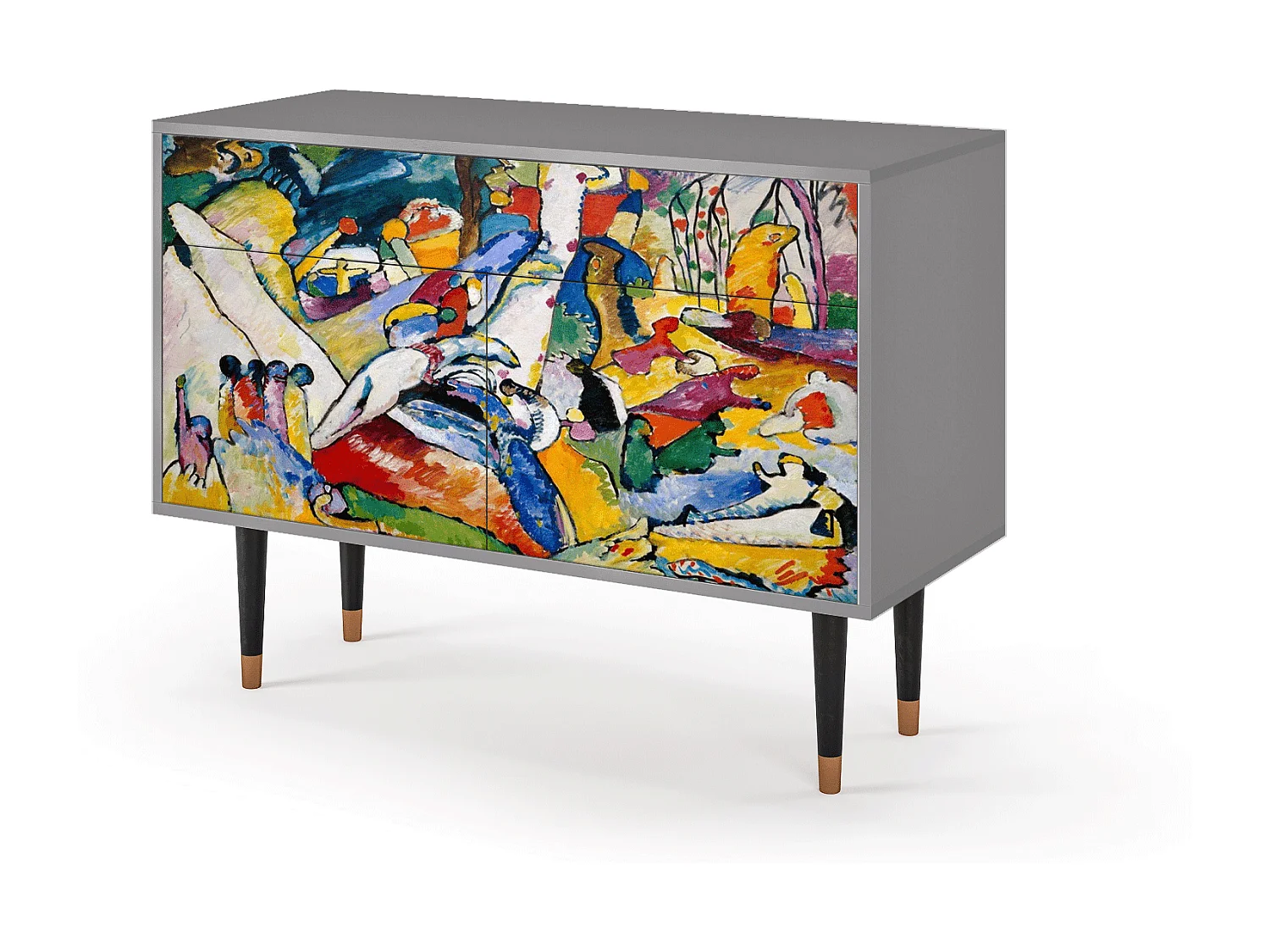 Buffet - 115x85x48 cm - BS4 - Improvisation 26  , Gris