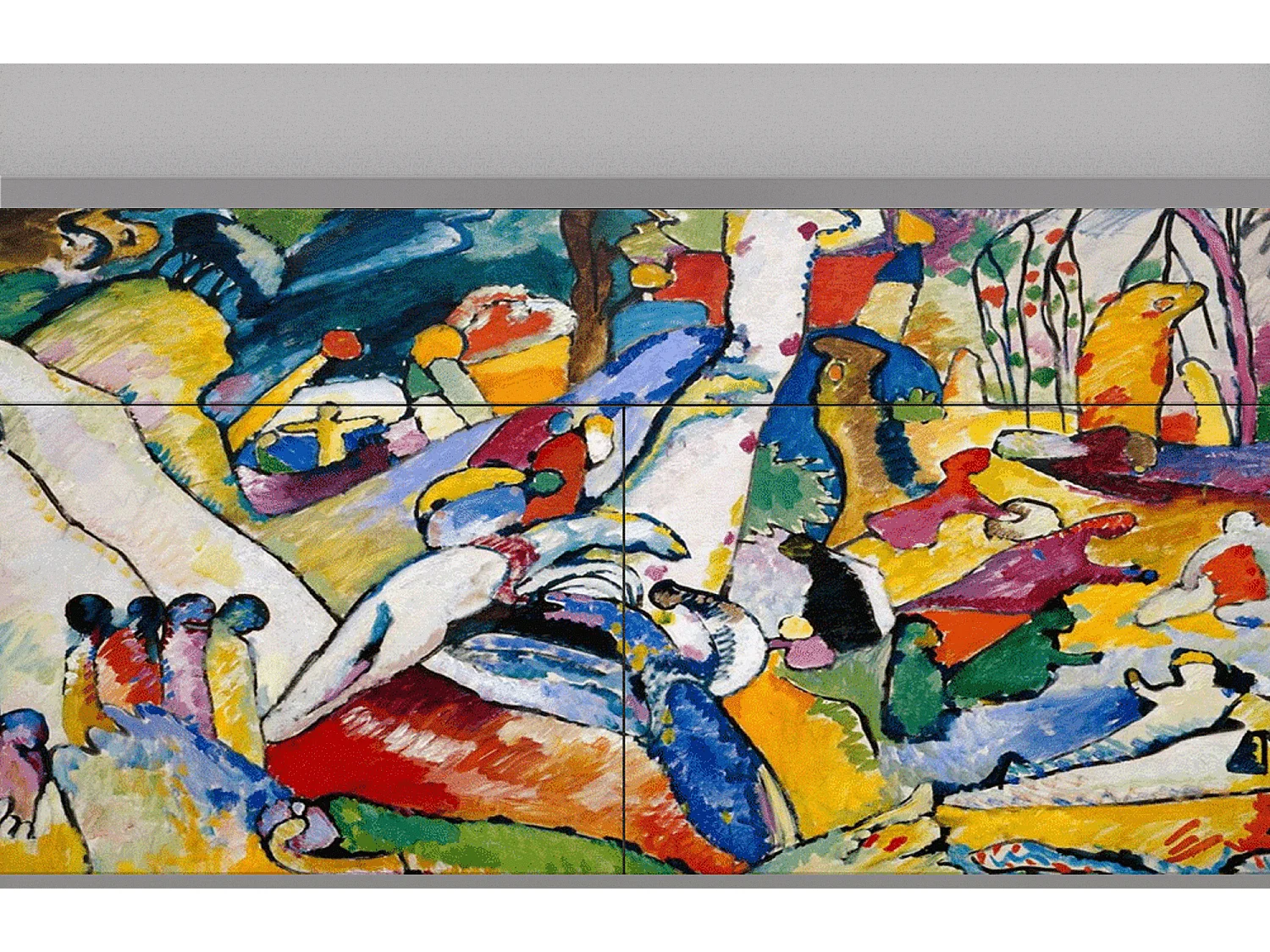 Buffet - 115x85x48 cm - BS4 - Improvisation 26  , Gris