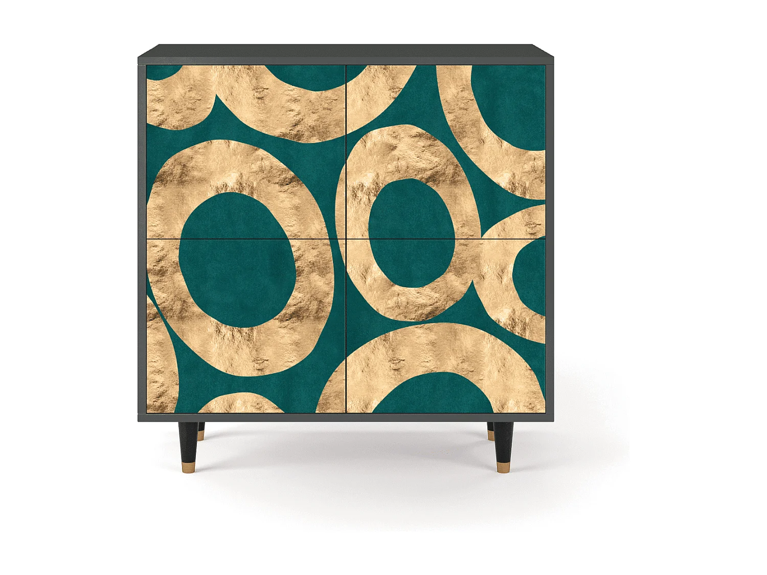 Buffet - 94x96x48 cm - BS3 - Zircon Sphere, Anthracite