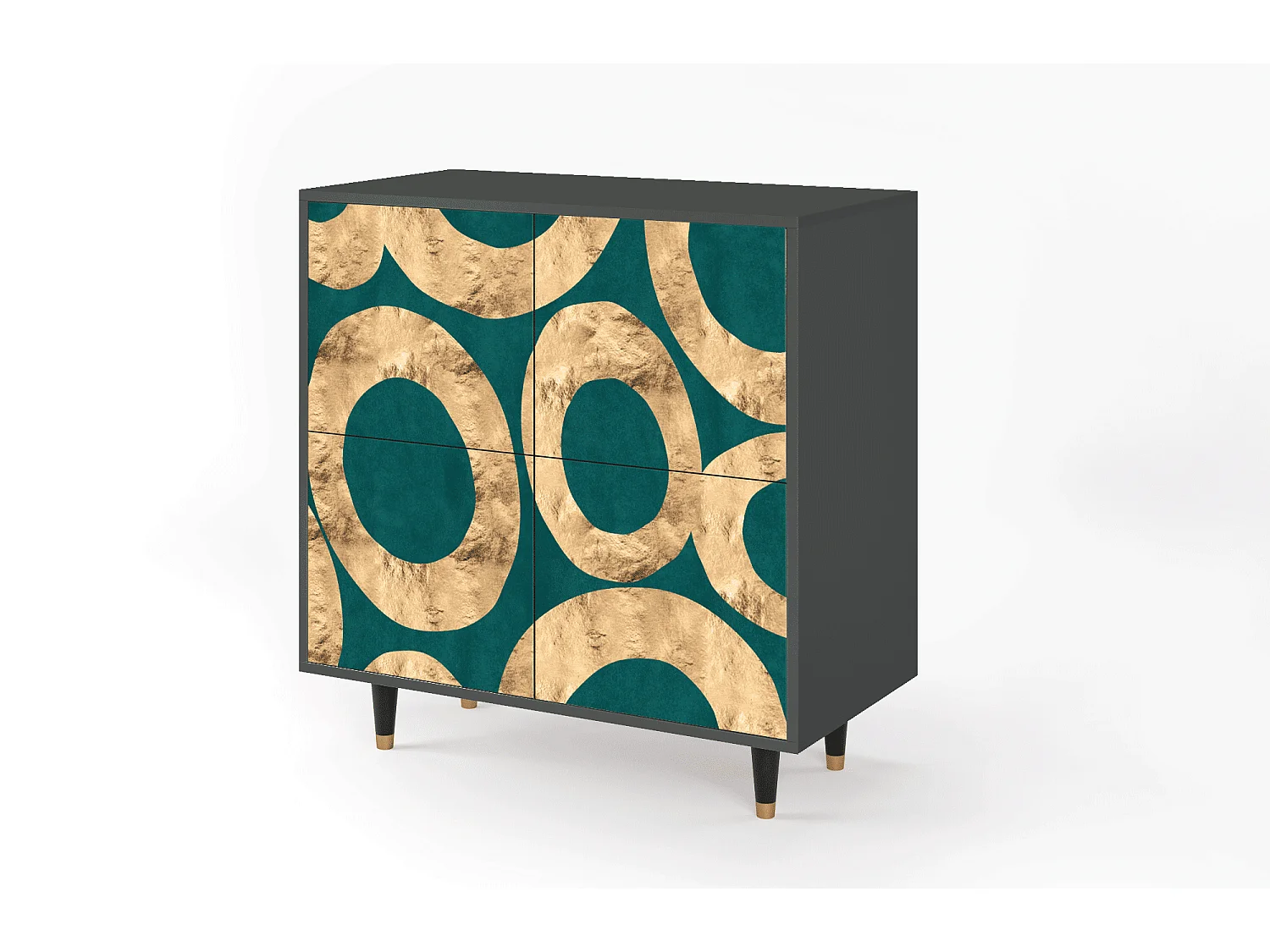 Buffet - 94x96x48 cm - BS3 - Zircon Sphere, Anthracite