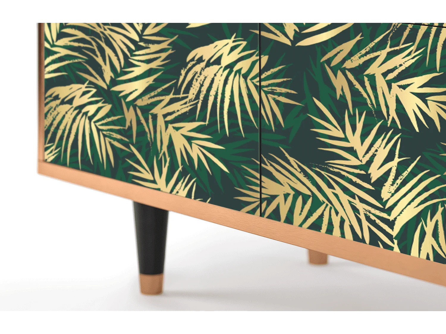 Buffet - 94x96x48 cm - BS3 - Sunny Palm Tree, Noyer