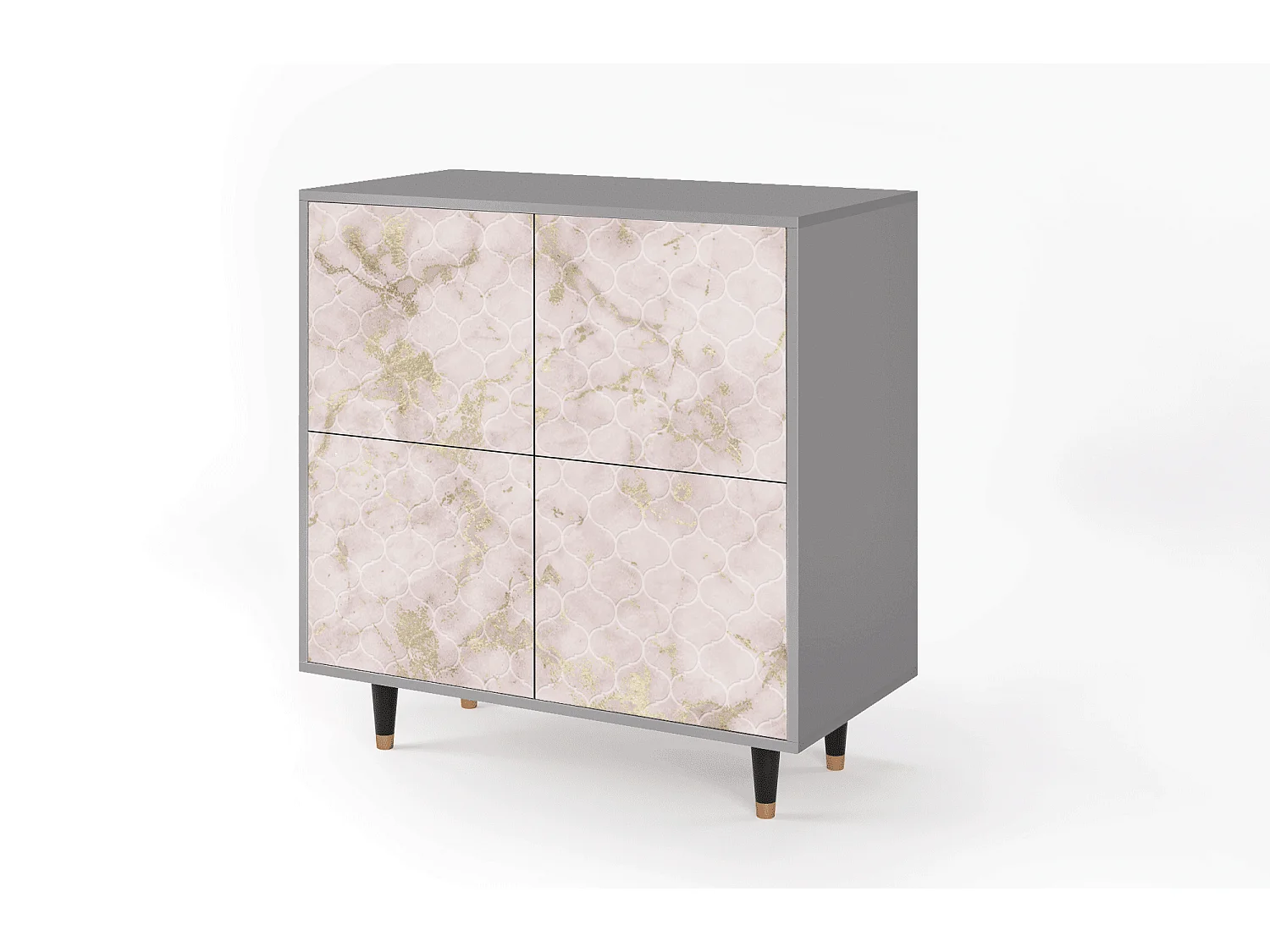 Credenza - 94x96x48 cm - BS3 - Dirty Roses, Grigio