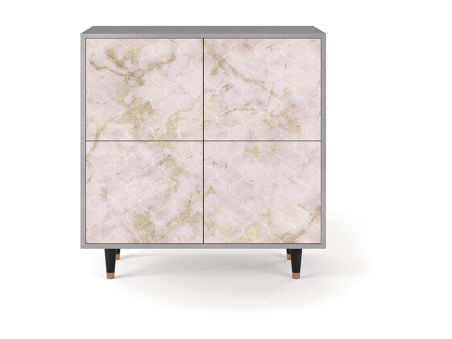 Sideboard - 94x96x48 cm - BS3 - Dirty Roses, Grau