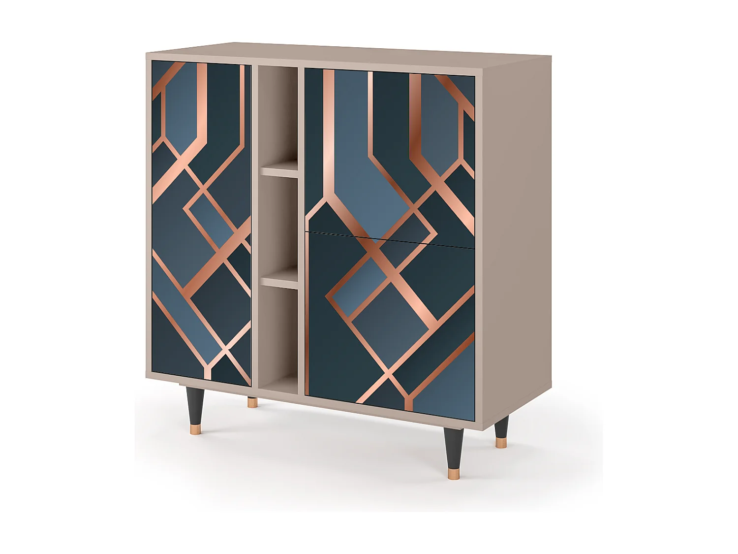 Credenza - 94х96х41 cm - BS5 - Ashy 1920', Latte