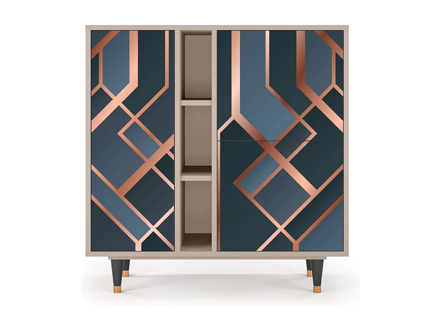 Aparador - 94х96х41 cm - BS5 - Ashy 1920', Latte