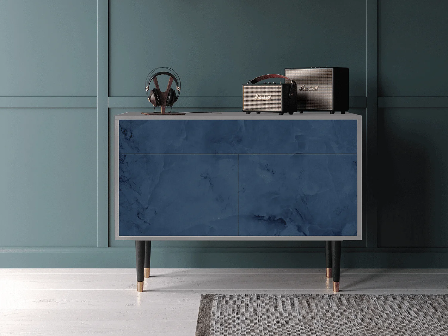 Dressoir - 115x85x48 cm - BS4 - Endless Galaxi, Grijs