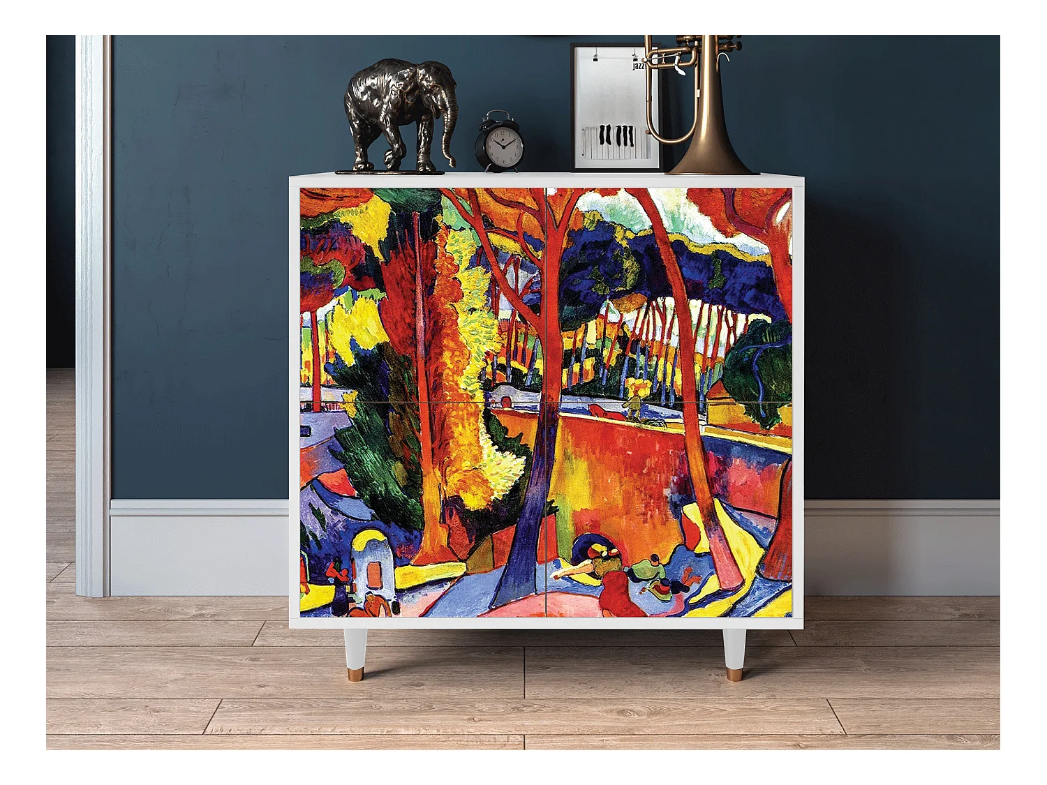 Buffet - 94x96x48 cm - BS3 - The Turning Road, Blanc