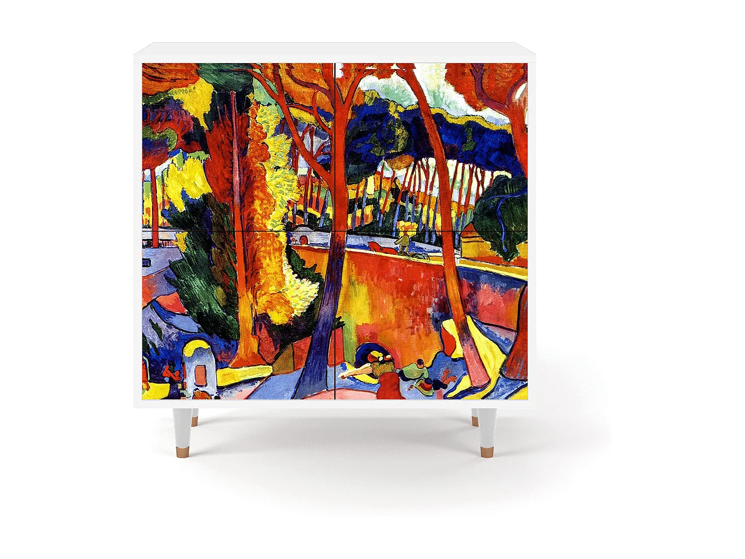 Dressoir - 94x96x48 cm - BS3 - The Turning Road, Wit