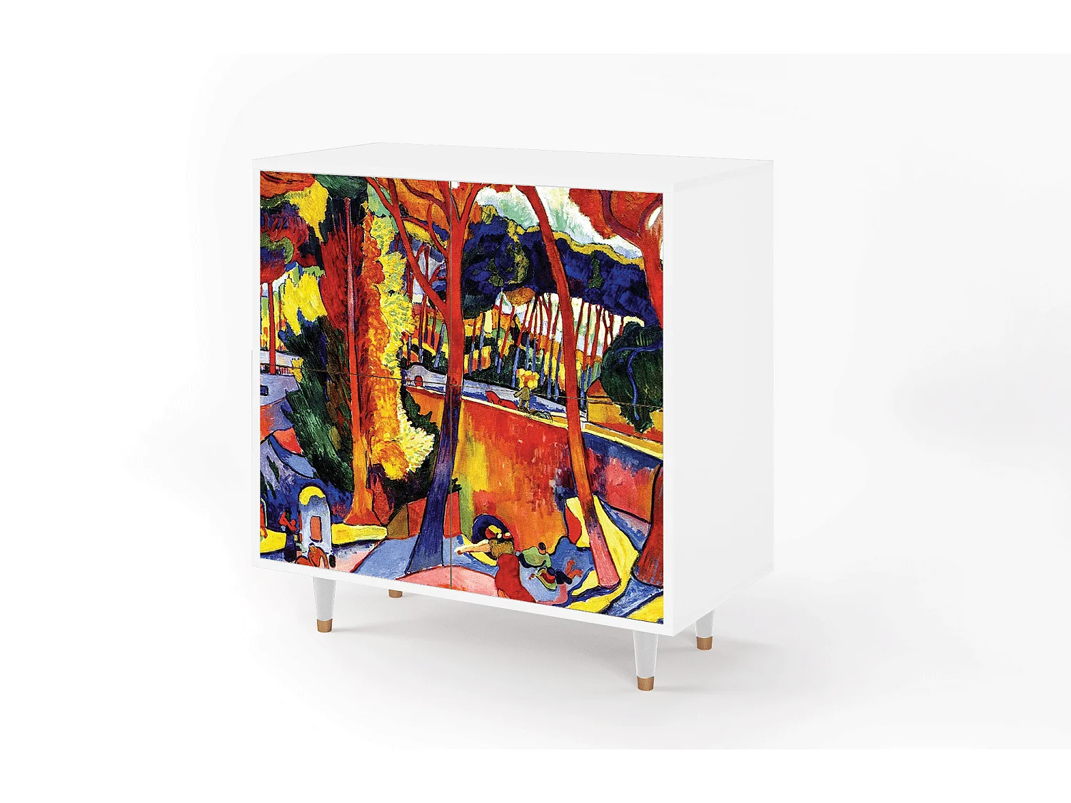 Dressoir - 94x96x48 cm - BS3 - The Turning Road, Wit