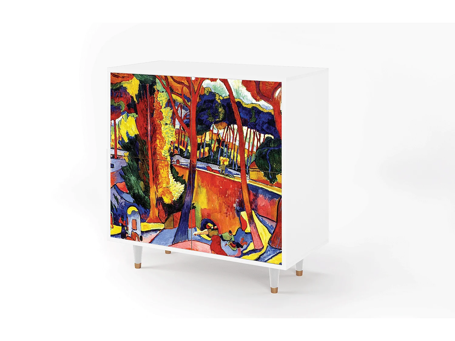 Buffet - 94x96x48 cm - BS3 - The Turning Road, Blanc