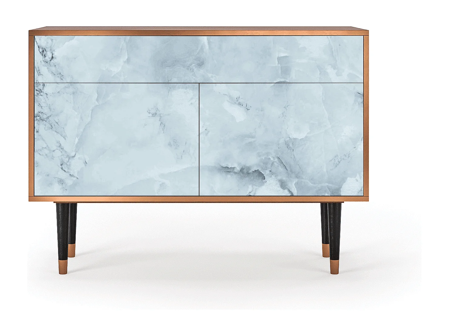 Dressoir - 115x85x48 cm - BS4 - Glacial Colour, Walnoot