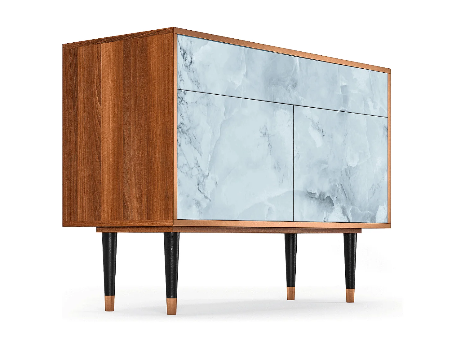Dressoir - 115x85x48 cm - BS4 - Glacial Colour, Walnoot