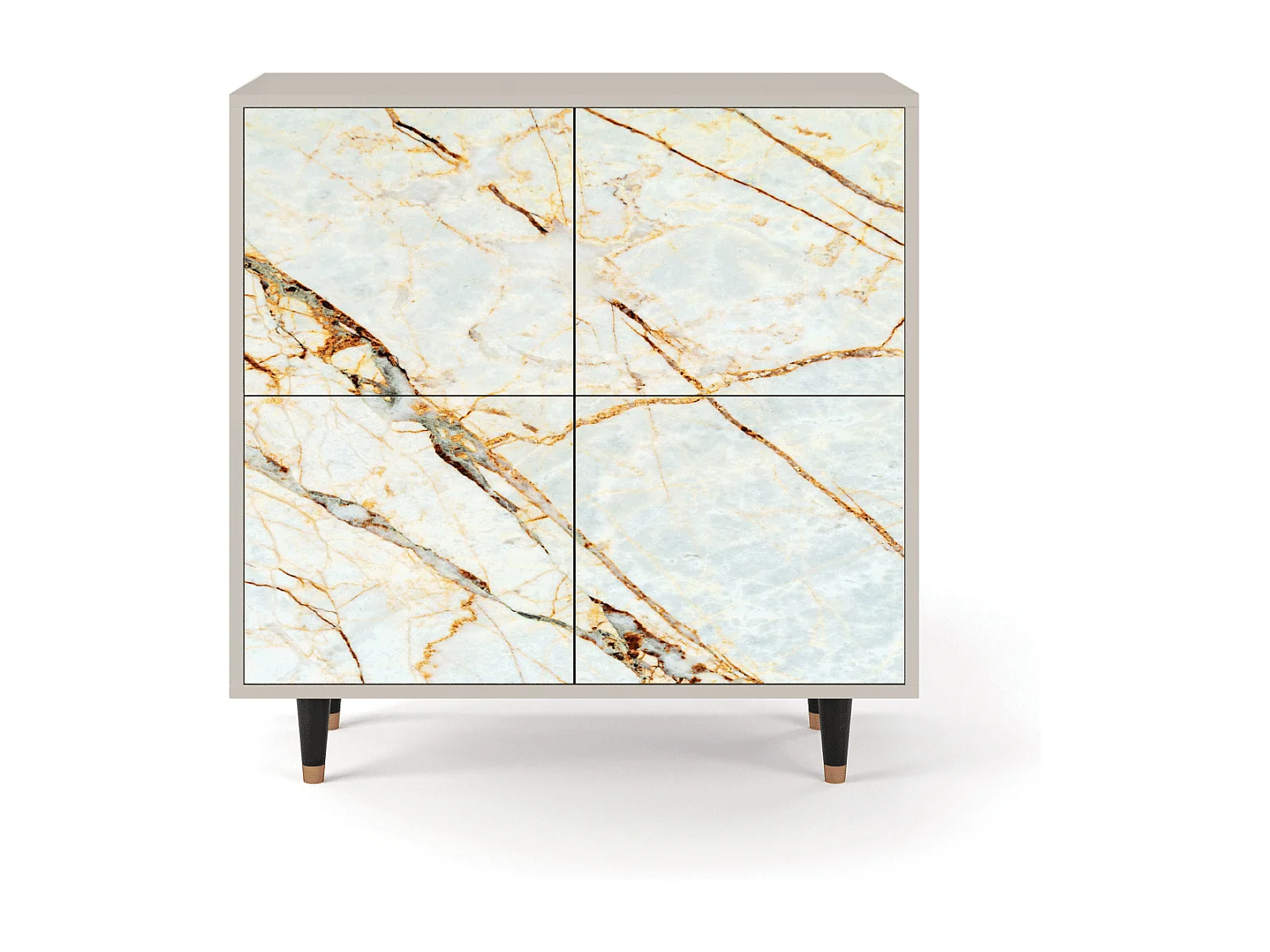 Aparador - 94x96x48 cm - BS3 - Areiay Marble, Areia