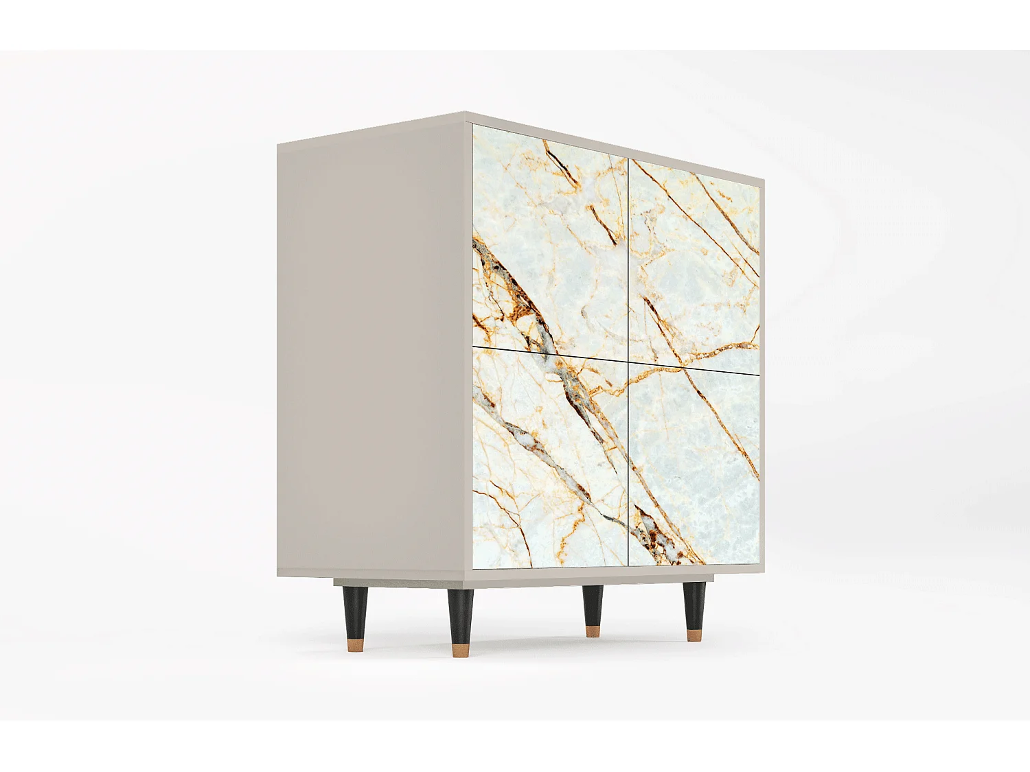 Aparador - 94x96x48 cm - BS3 - Areiay Marble, Areia