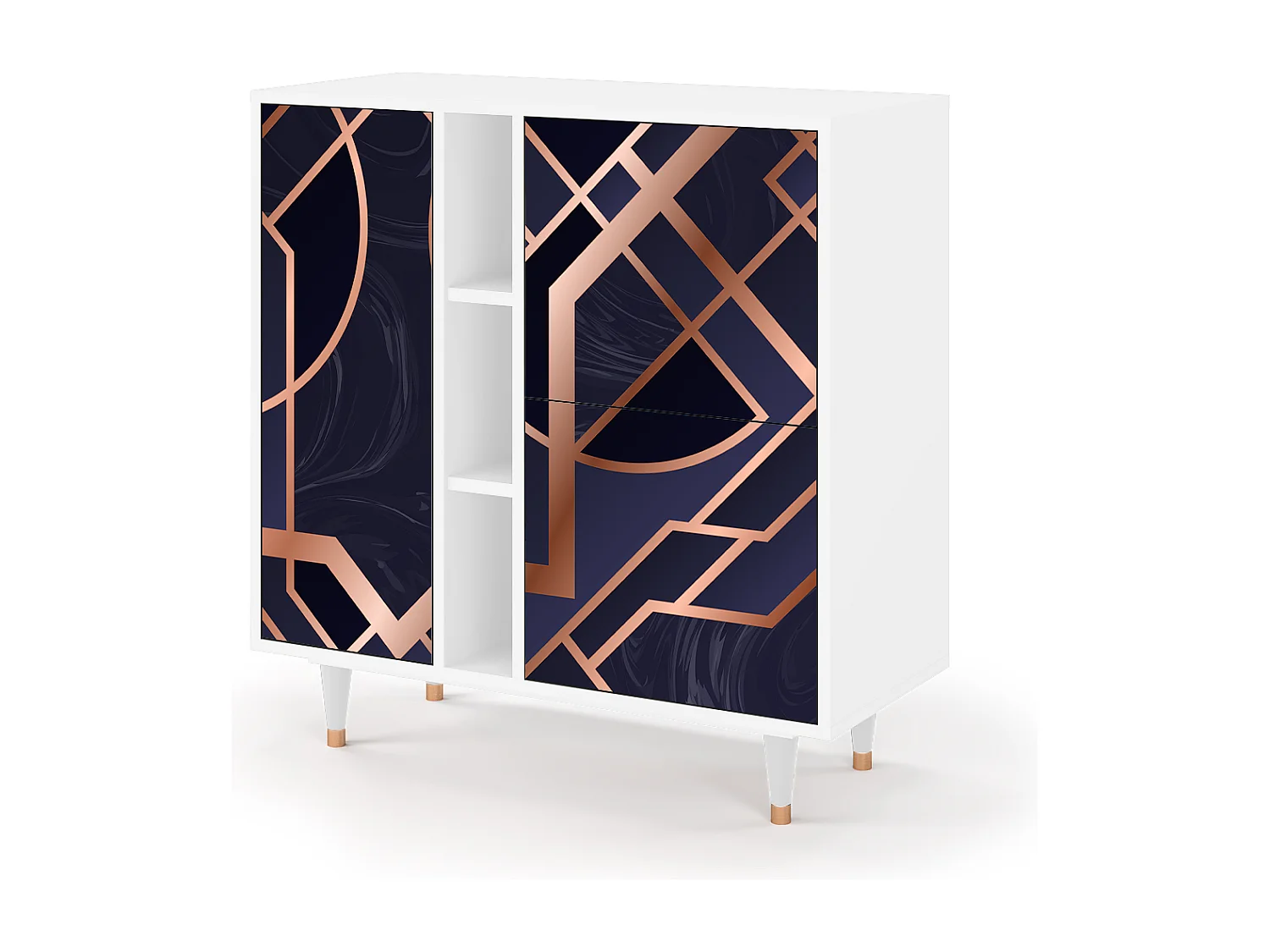 Dressoir - 94х96х41 cm - BS5 - Purple Temple, Wit