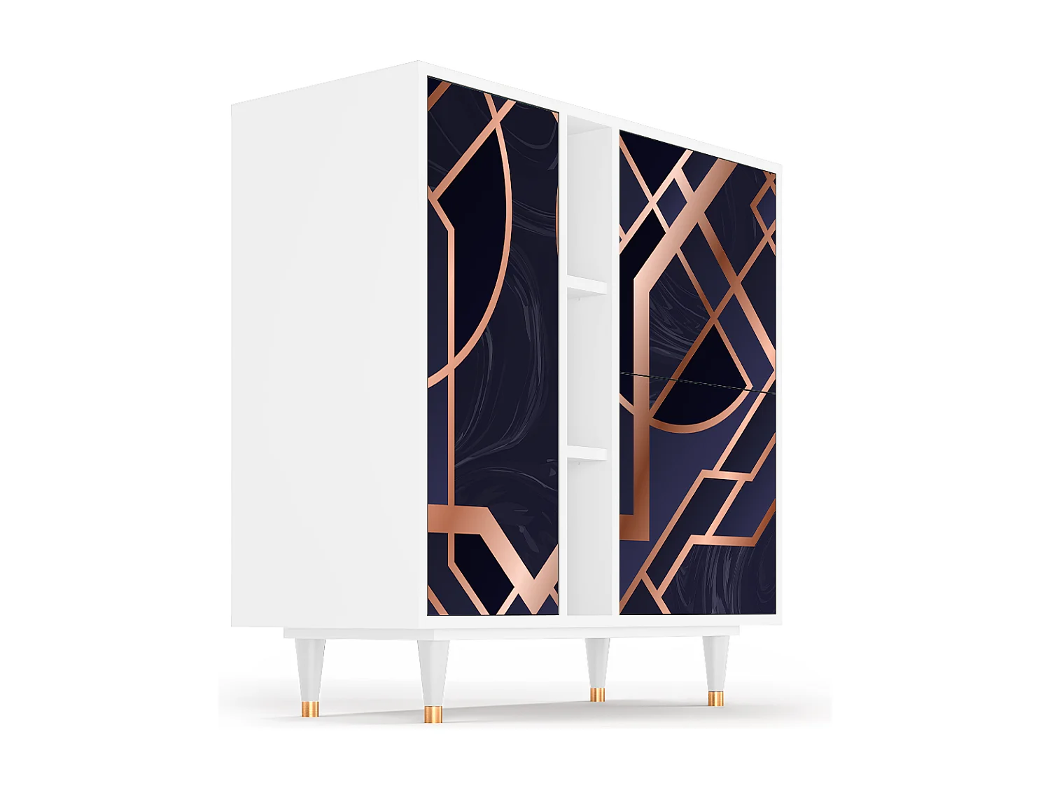 Dressoir - 94х96х41 cm - BS5 - Purple Temple, Wit