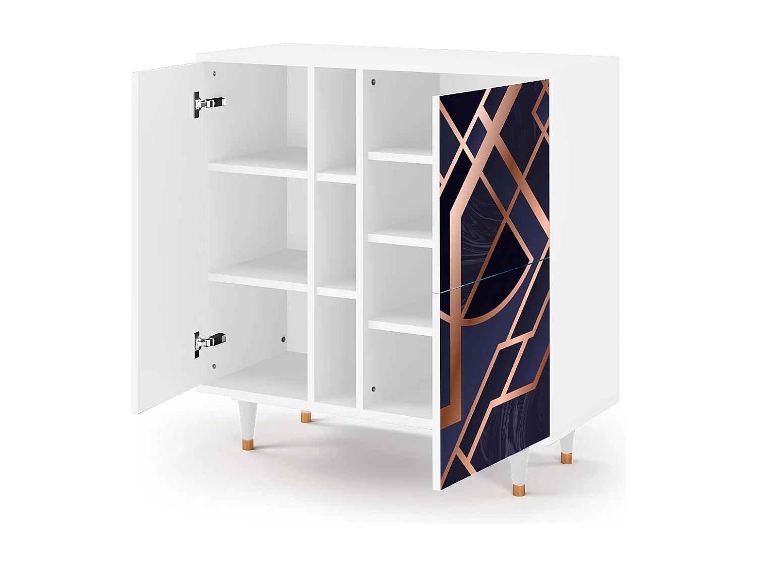 Dressoir - 94х96х41 cm - BS5 - Purple Temple, Wit