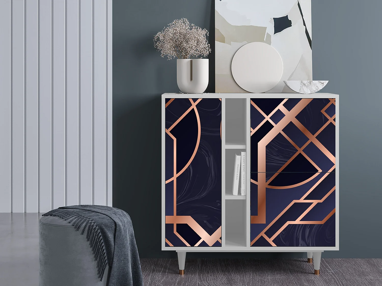 Buffet - 94х96х41 cm - BS5 - Purple Temple, Blanc