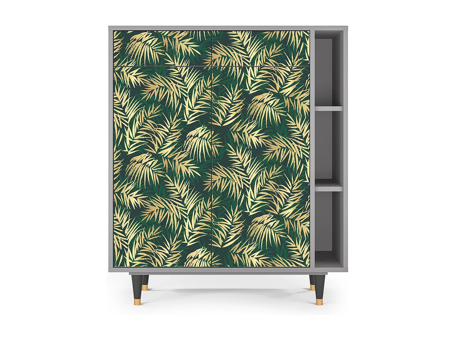 Buffet - 96х110х41 cm - BS6 - Sunny Palm Tree, Gris