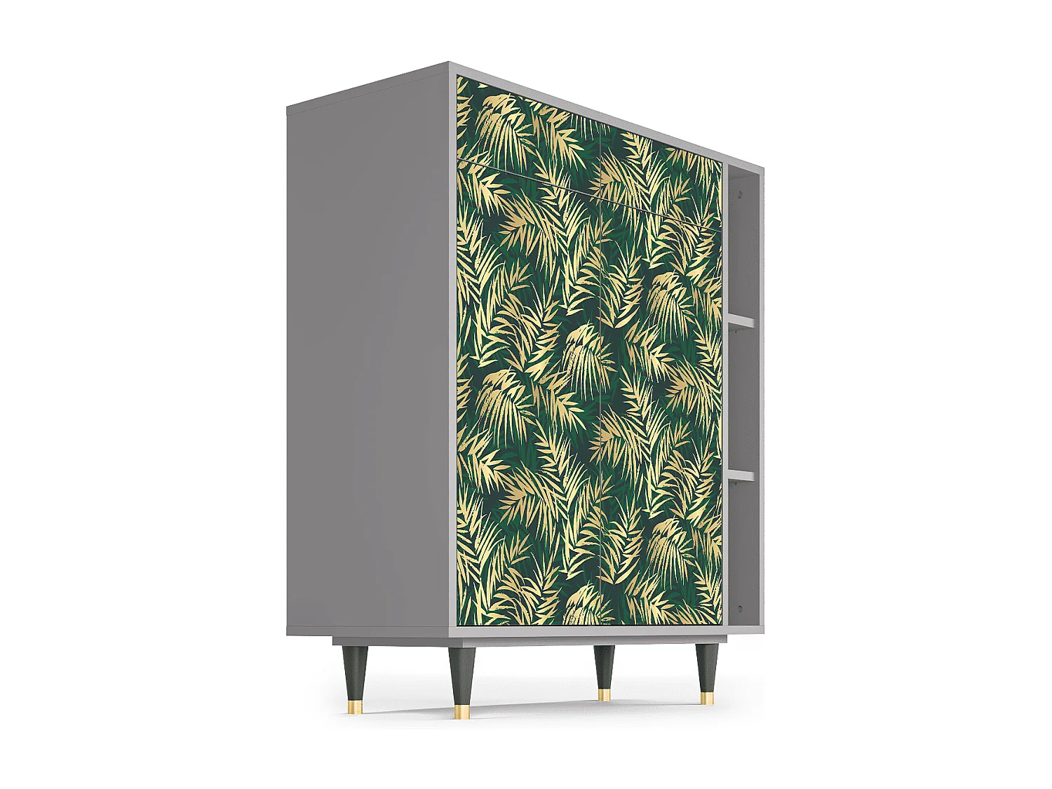 Buffet - 96х110х41 cm - BS6 - Sunny Palm Tree, Gris