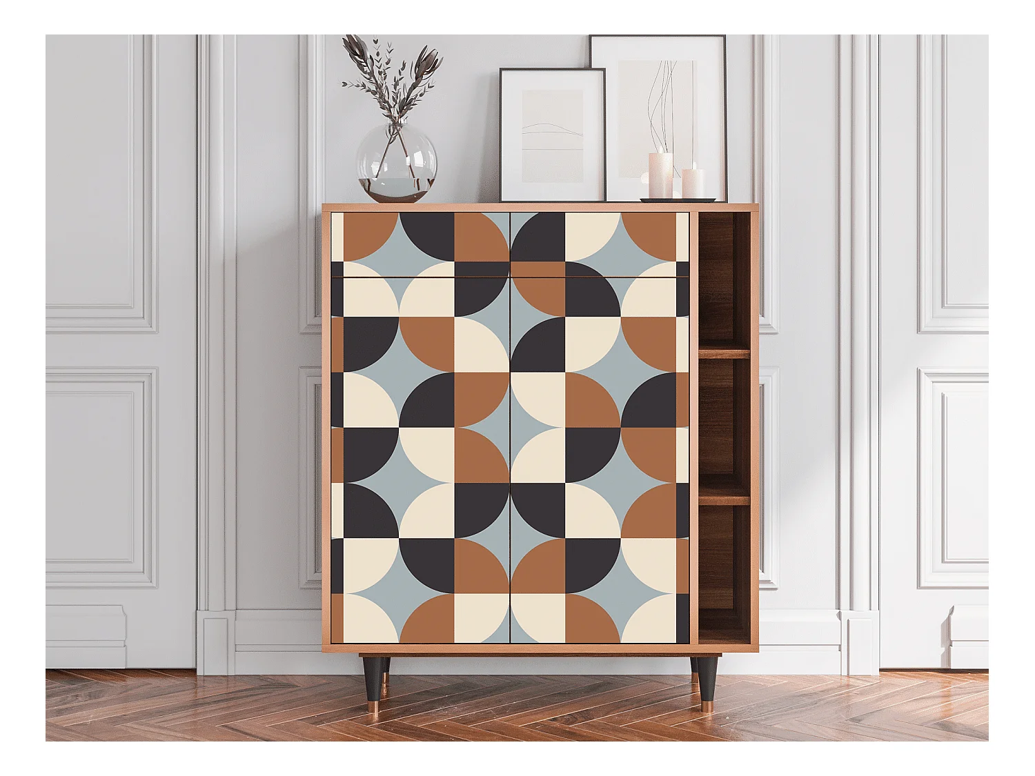 Buffet - 96х110х41 cm - BS6 - Brown Sensation, Noyer