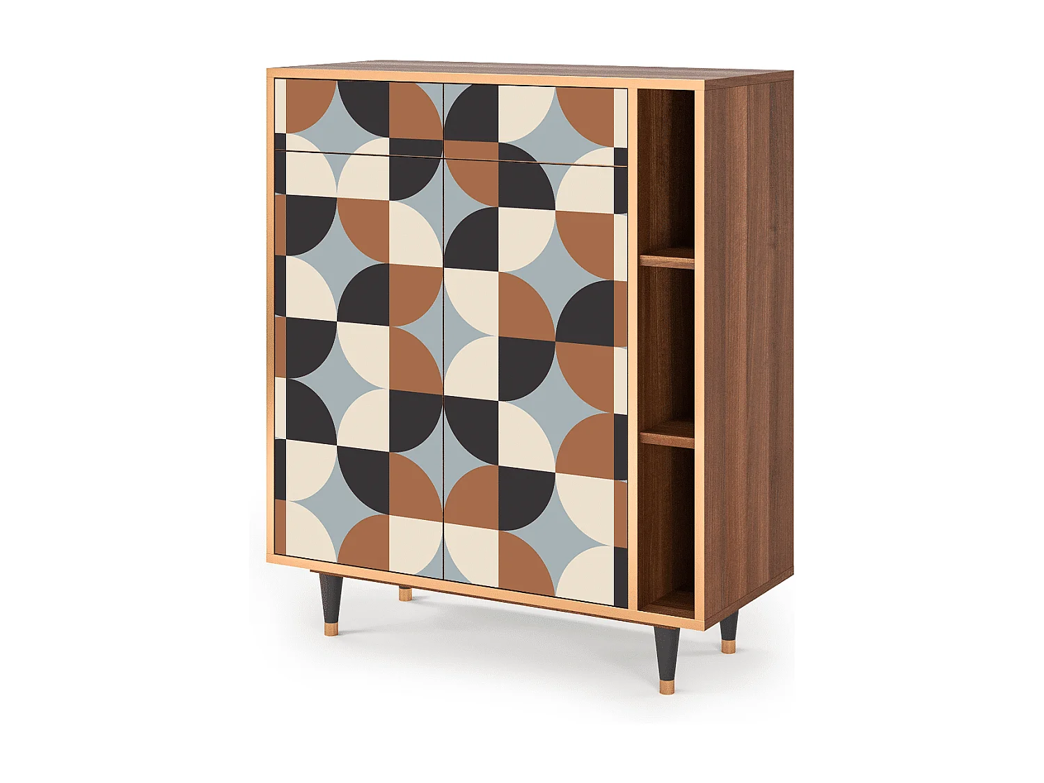 Dressoir - 96х110х41 cm - BS6 - Brown Sensation, Walnoot