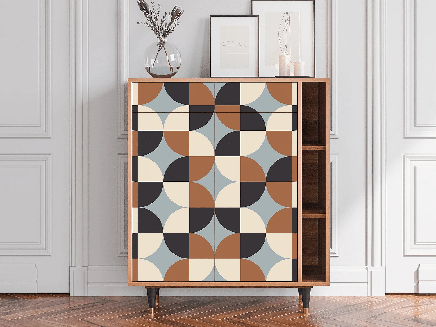 Credenza - 96х110х41 cm - BS6 - Brown Sensation, Noce