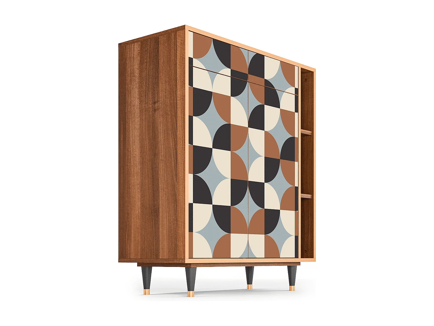 Credenza - 96х110х41 cm - BS6 - Brown Sensation, Noce