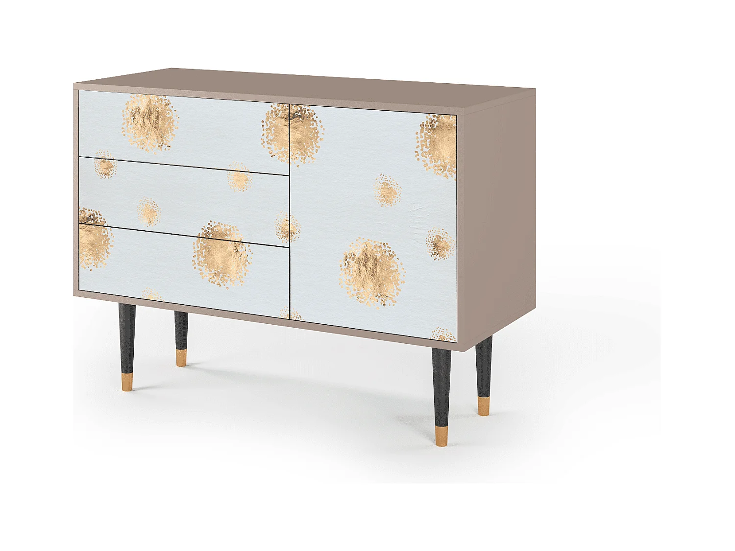 Credenza - 115х84х41 cm - S3 - Sky Latte, Latte