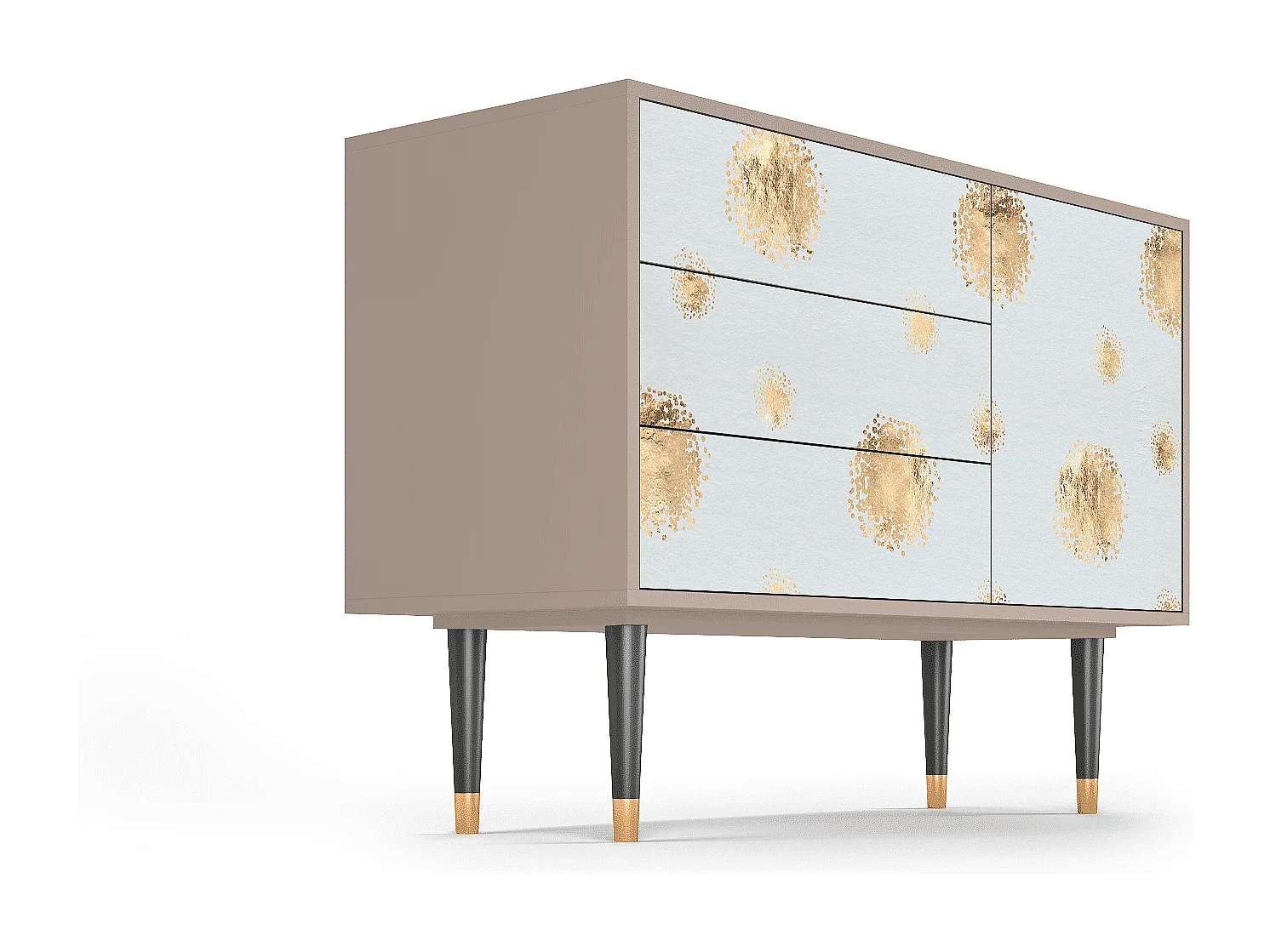 Credenza - 115х84х41 cm - S3 - Sky Latte, Latte
