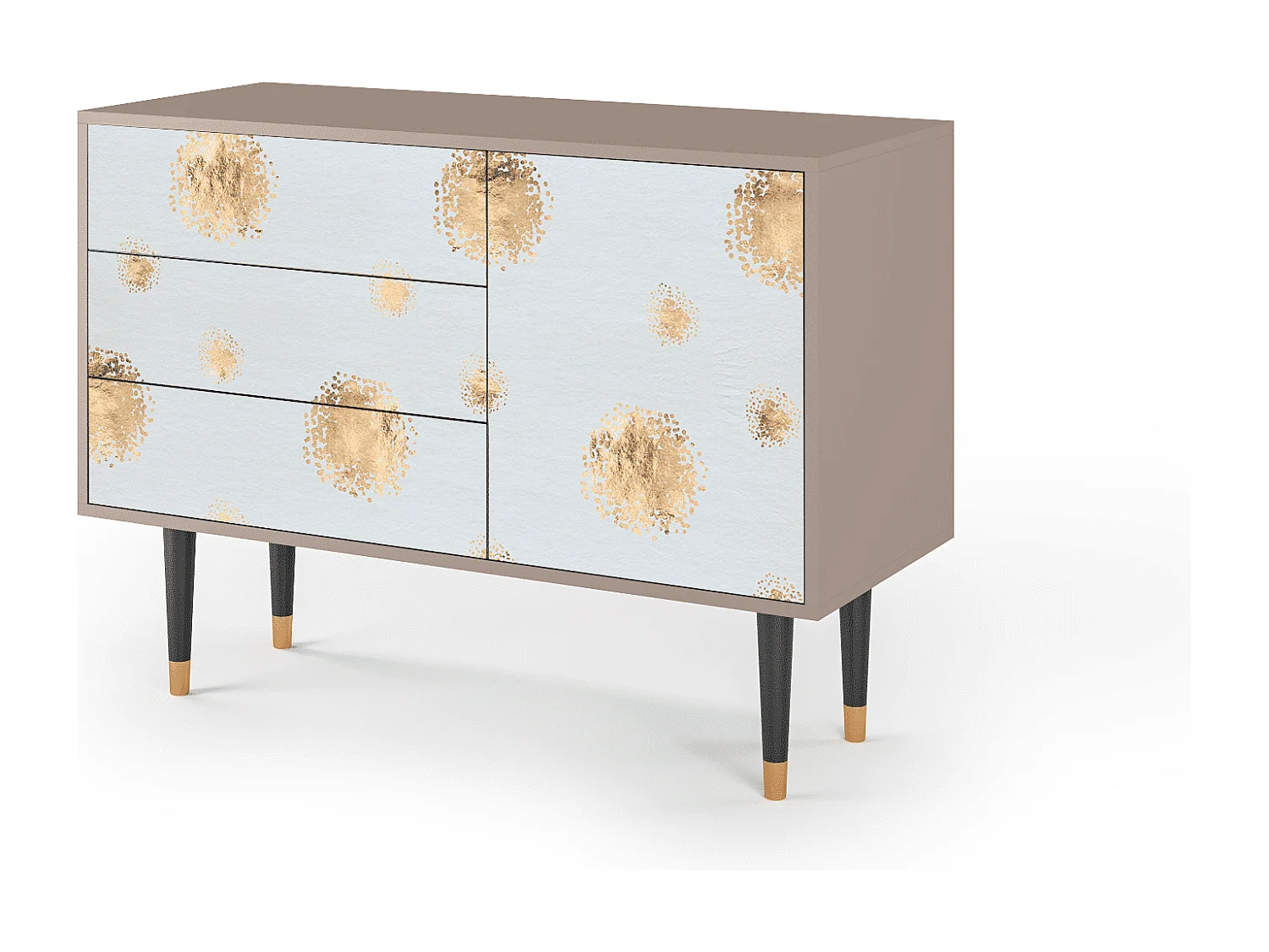 Buffet - 115х84х41 cm - S3 - Sky Latte, Latte