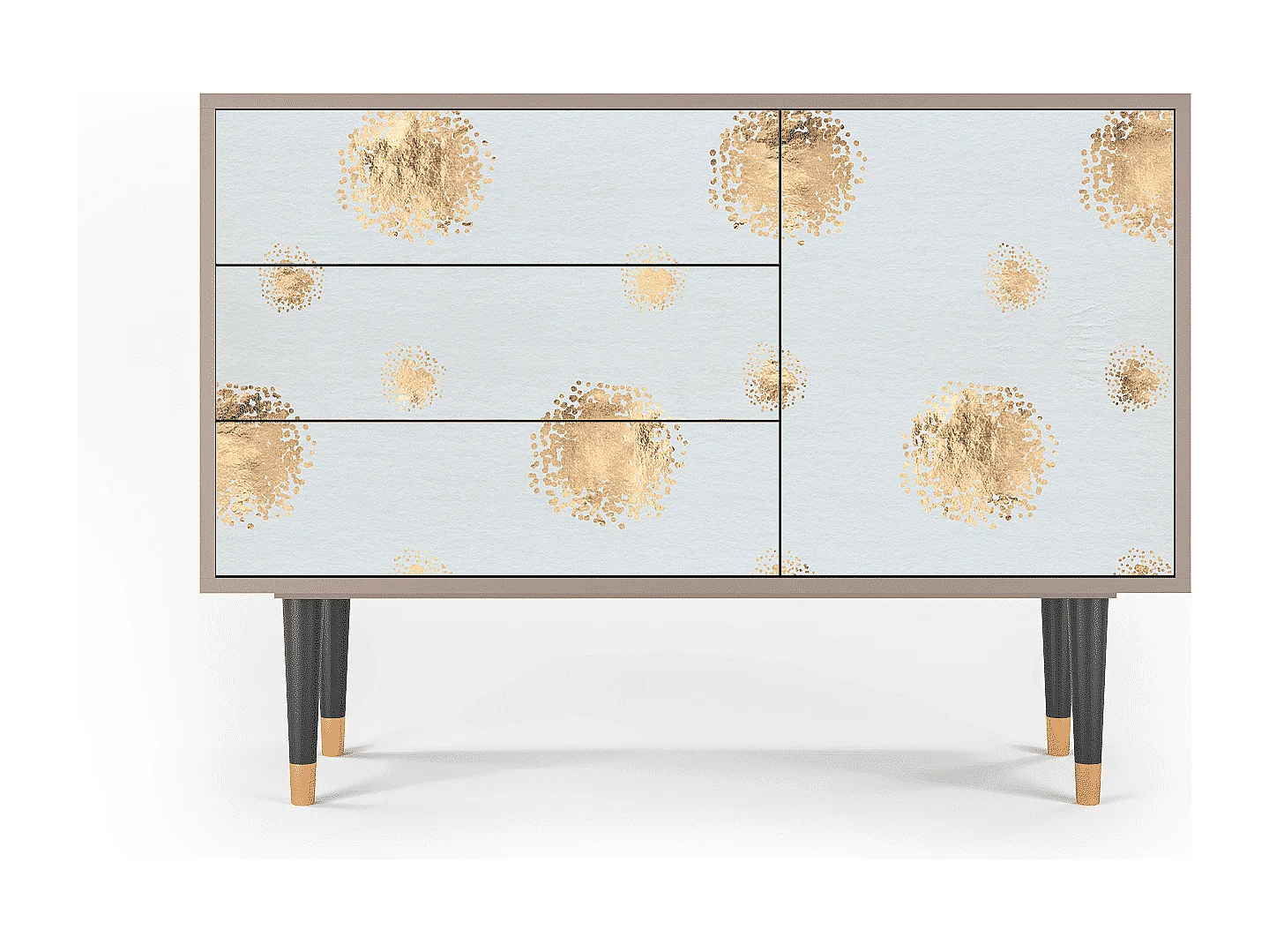 Kredens - 115х84х41 cm - S3 - Sky Latte, Latte