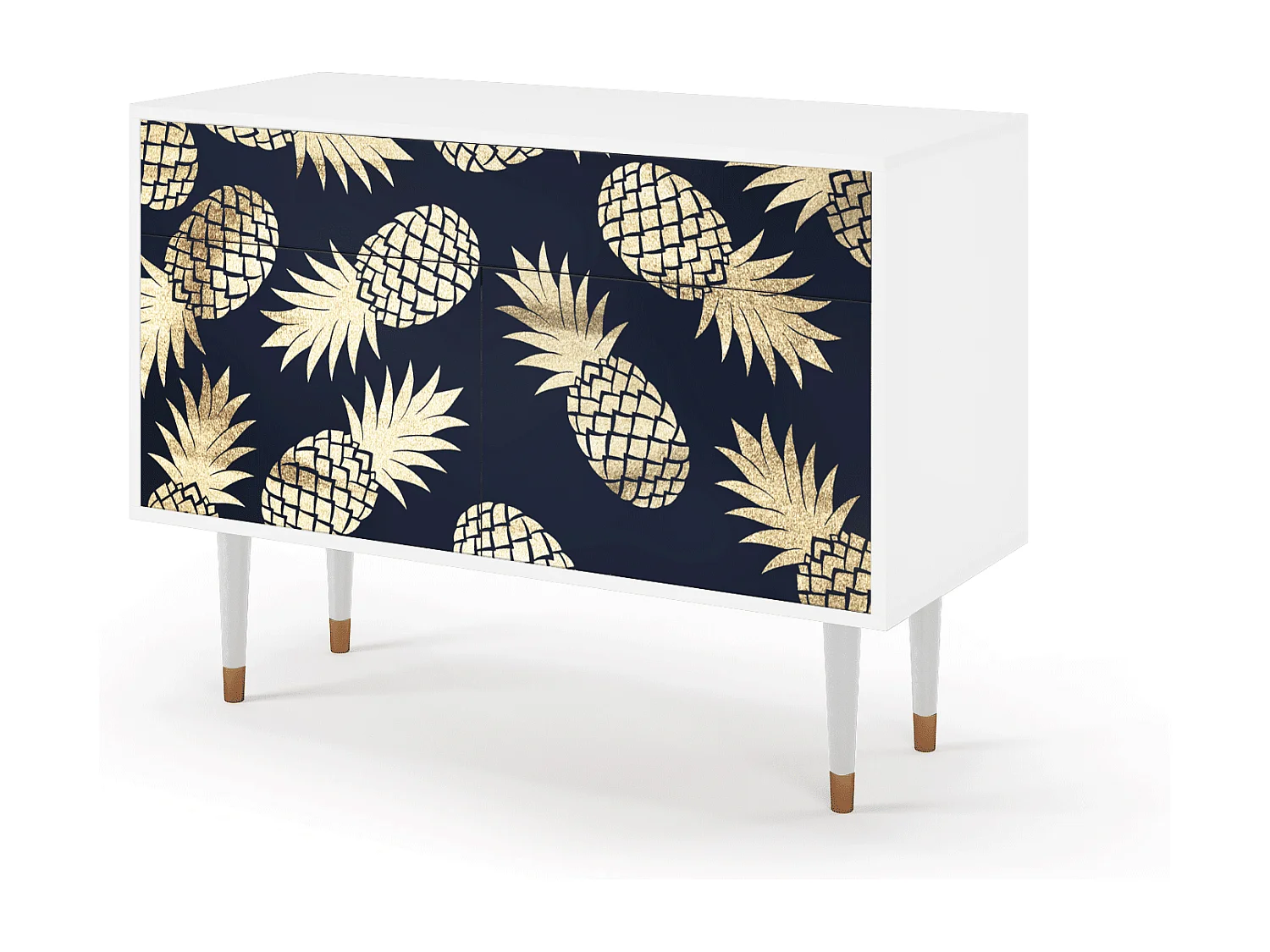 Buffet - 115x85x48 cm - BS4 - Sunny Pineaple, Blanc