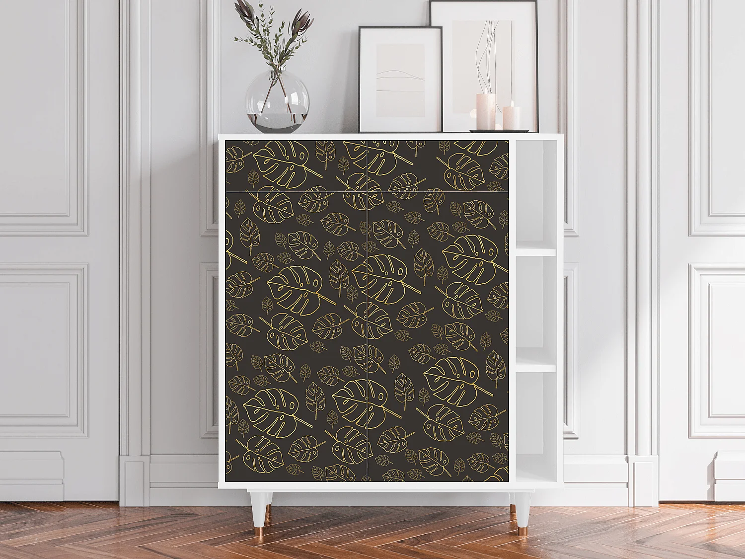 Buffet - 96х110х41 cm - BS6 - Fall Of The Leaves, Blanc