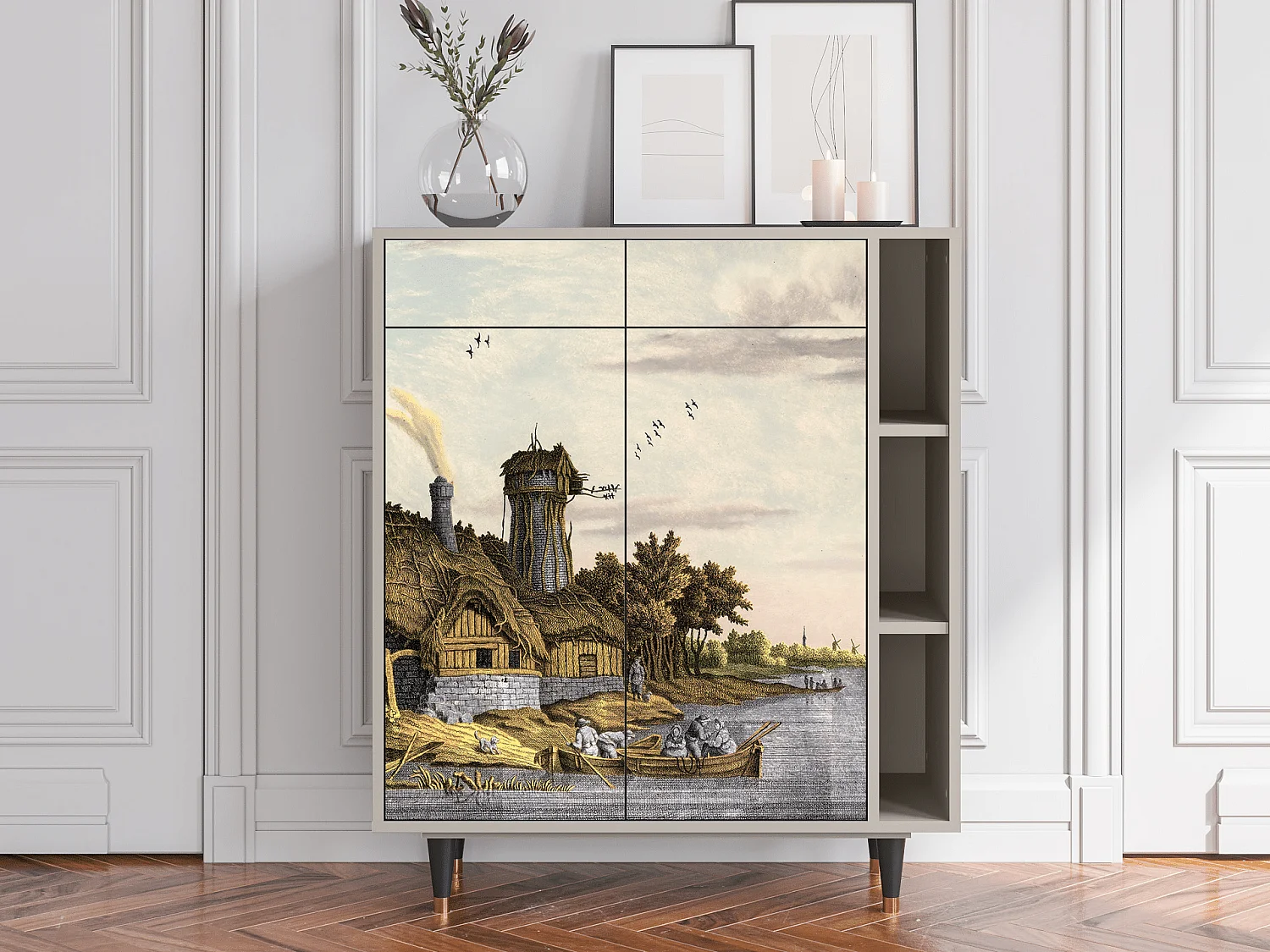 Buffet - 96х110х41 cm - BS6 - Mill along a River, Sable