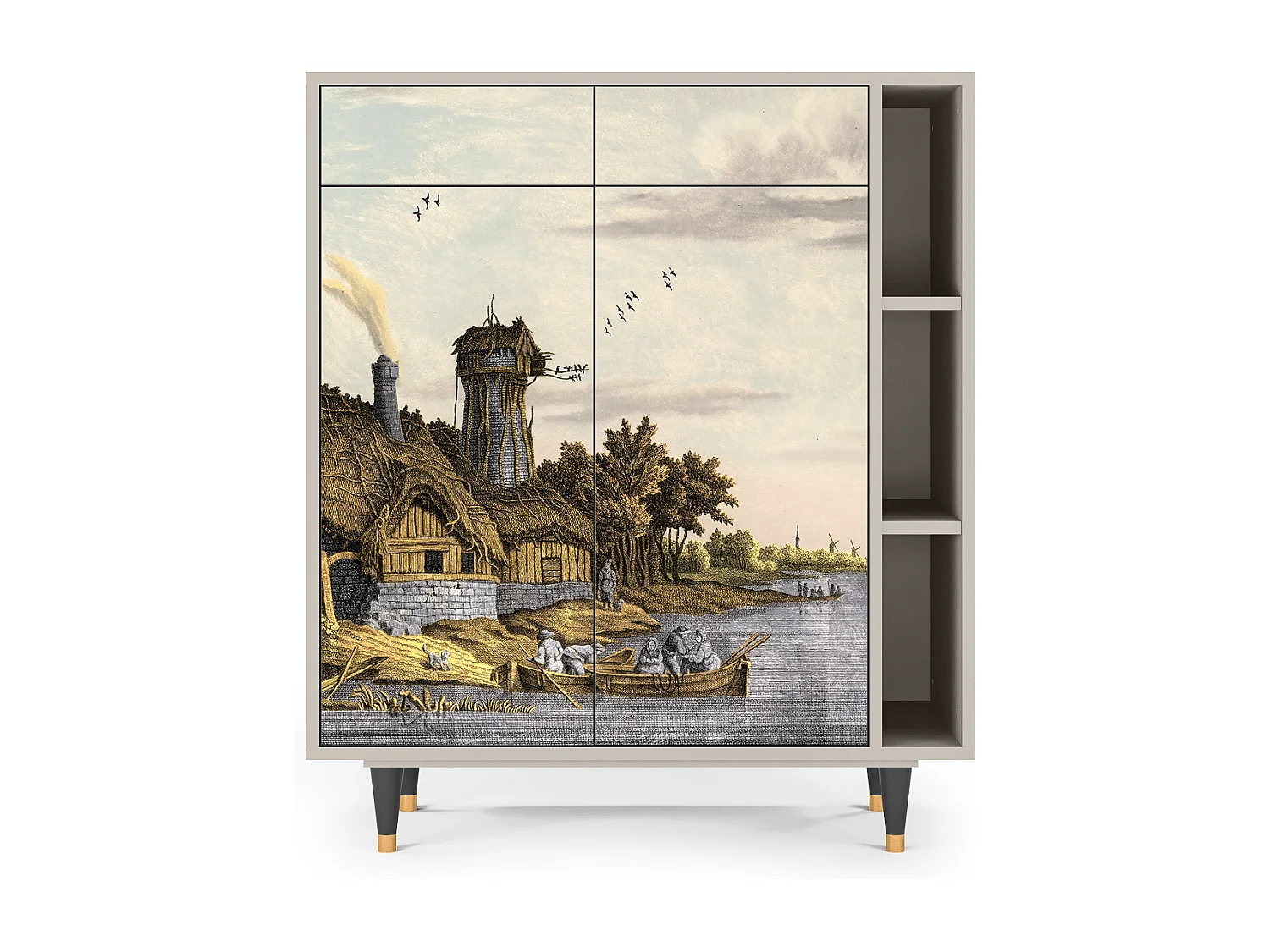 Buffet - 96х110х41 cm - BS6 - Mill along a River, Sable