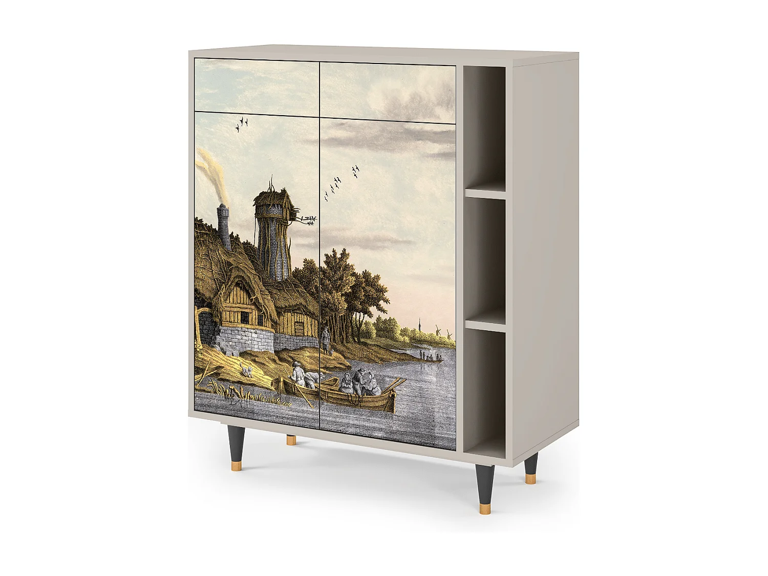 Buffet - 96х110х41 cm - BS6 - Mill along a River, Sable