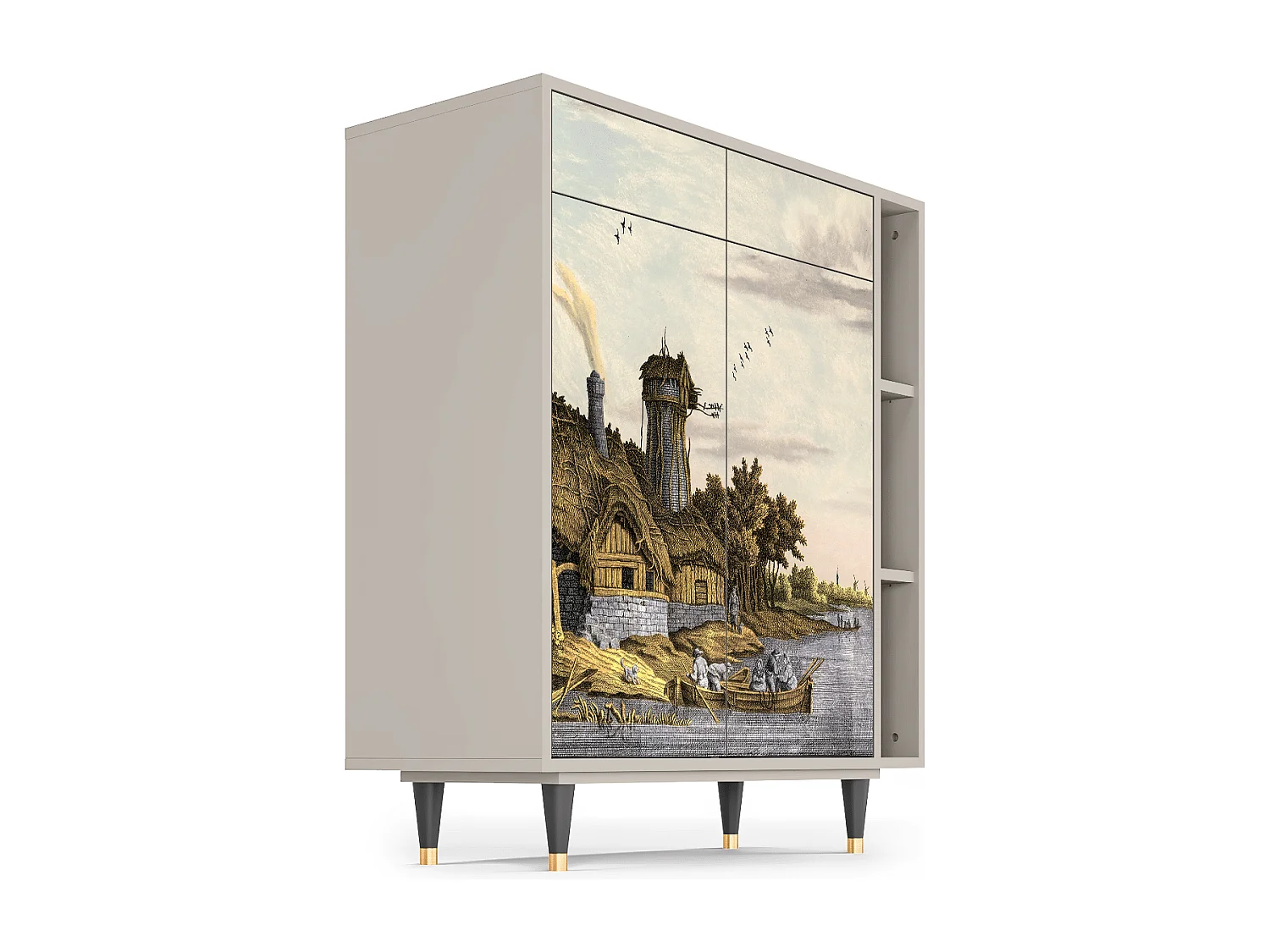 Buffet - 96х110х41 cm - BS6 - Mill along a River, Sable