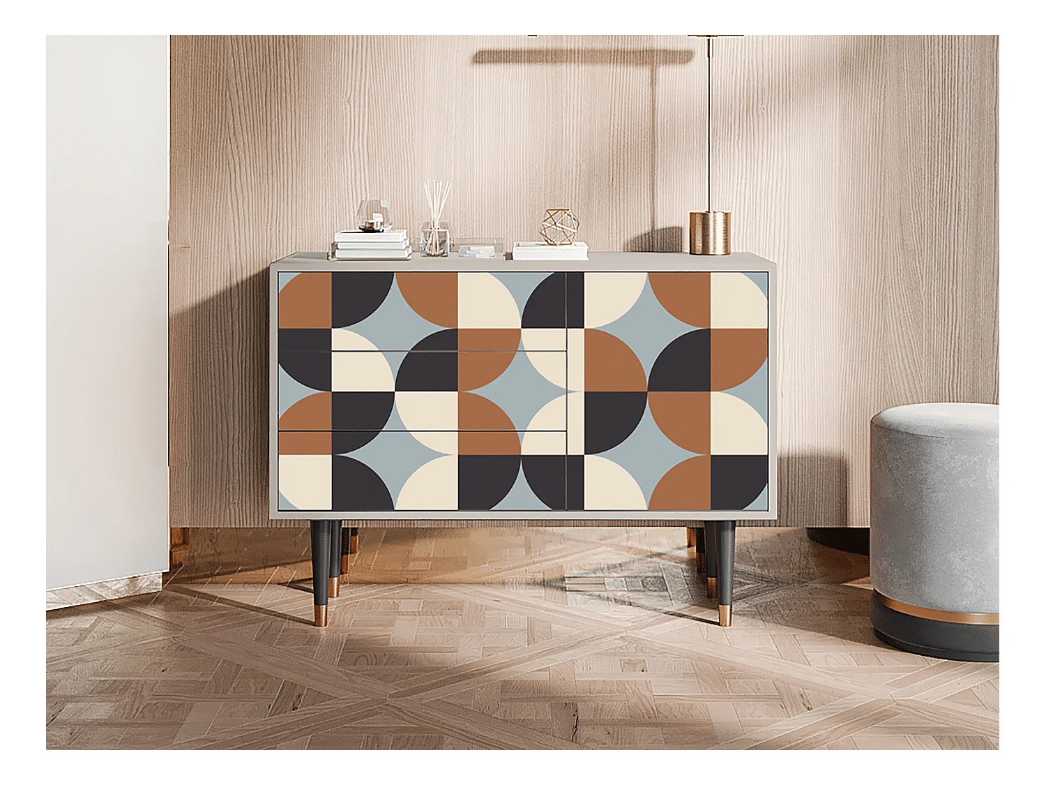 Buffet - 115х84х41 cm - S3 - Brown Sensation, Sable