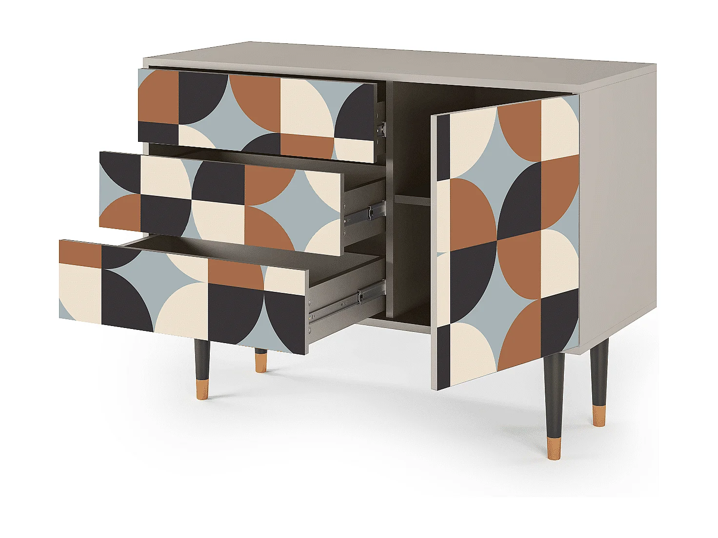 Aparador - 115х84х41 cm - S3 - Brown Sensation, Arena