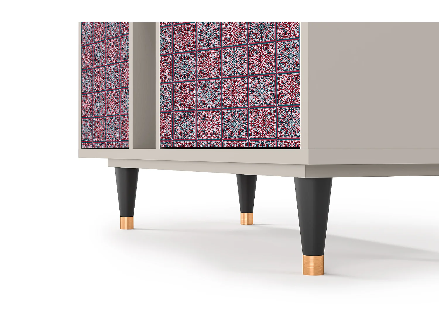 Kredens - 94х96х41 cm - BS5 - Riviera Mosaic, Piaskowy