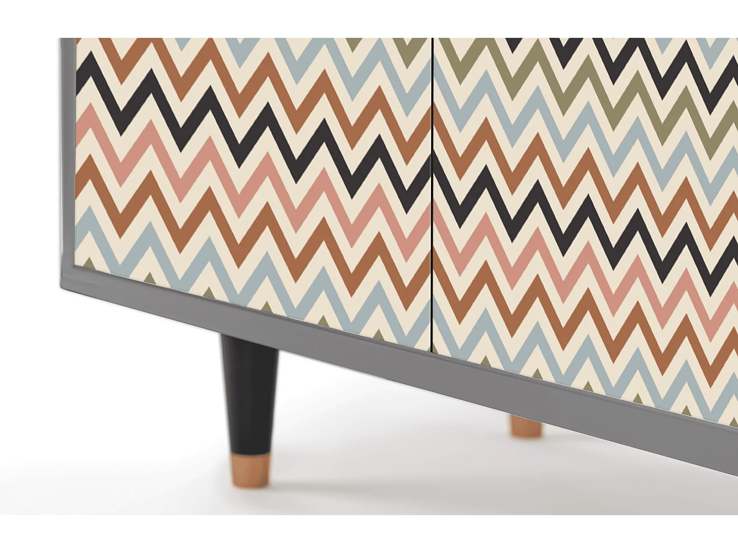 Buffet - 94x96x48 cm - BS3 - Bright Ripple, Gris